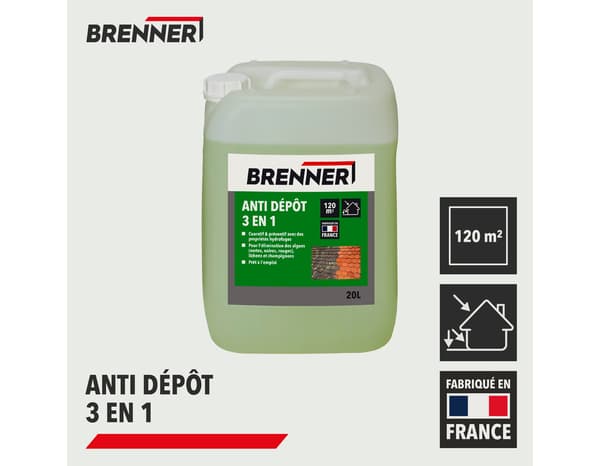 Miniature 5 de Traitement anti-dépôt tout 3 en 1 prêt à l'emploi - 20L - Brenner