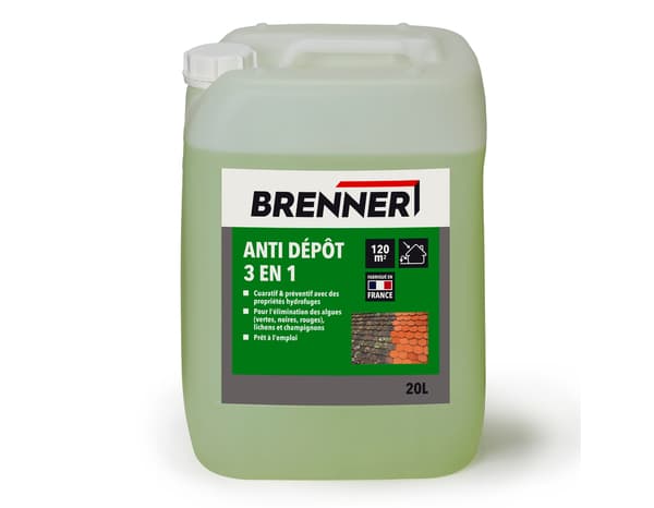 Traitement anti-dépôt tout 3 en 1 prêt à l'emploi - 20L - Brenner