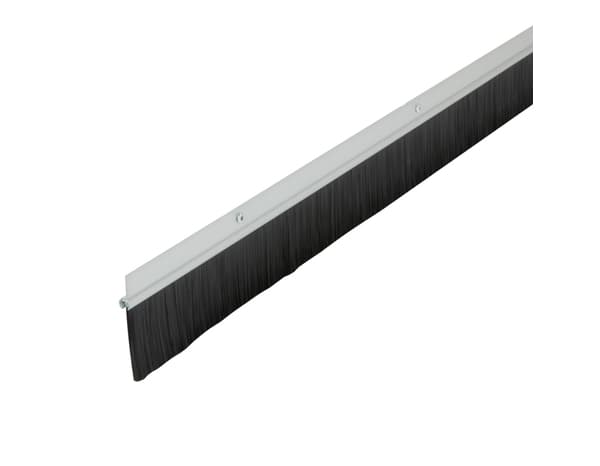 Bas de porte de garage en aluminium + brosse - 2,50 m - Brenner