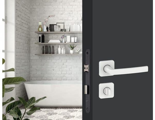 Miniature 2 de Serrure à encastrer D23 NF axe 40 salle de bains