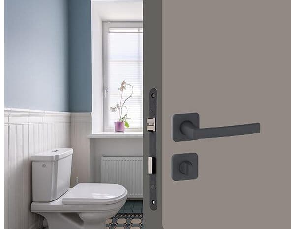 Miniature 6 de Serrure à encastrer D23 NF axe 40 salle de bains