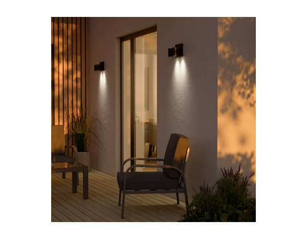 Miniature 3 de Applique murale double Tiarela gu10 noir - Marque BLOOMA