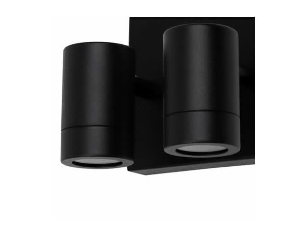 Miniature 2 de Applique murale double Tiarela gu10 noir - Marque BLOOMA