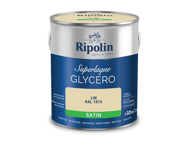 Miniature 2 de Laque lin 2l satin - Ripolin