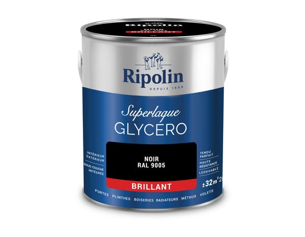 Miniature 2 de Laque noir 2l brillant - Ripolin
