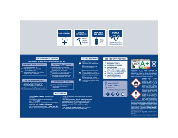 Miniature 5 de Laque anthracite 2l brillant - Ripolin