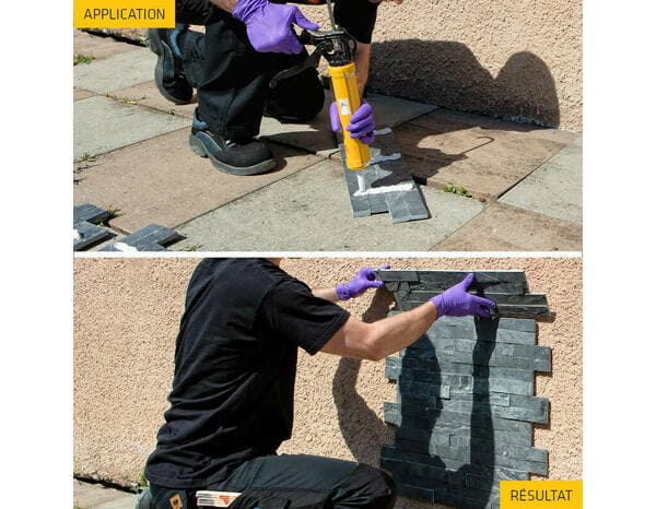 Miniature 3 de Mastic colle "Sikaflex" 11 FC+ anthracite - cartouche 300 ml - Sika