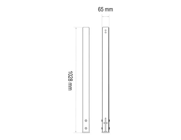 Miniature 6 de Poteau à Plat Hêtre KEO - GEOM