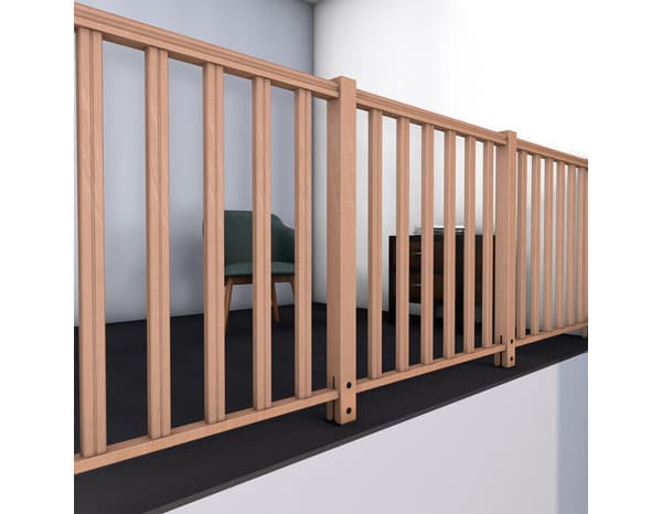 Miniature 5 de Poteau à Plat Hêtre KEO - GEOM