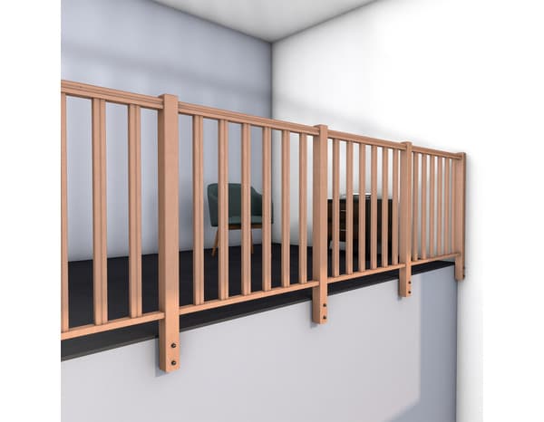 Miniature 5 de Kit balustre Hêtre Keo 1m - GEOM