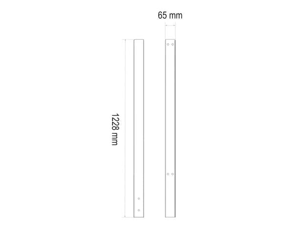 Miniature 6 de  Poteau Latéral Hêtre KEO - GEOM