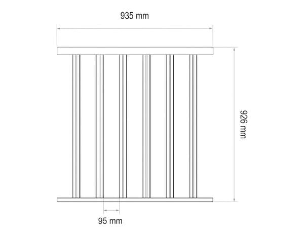 Miniature 6 de Kit balustre Hêtre Keo 1m - GEOM