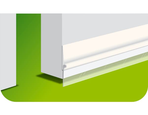 Miniature 4 de Bas de porte en pvc sols lisses blanc 0,93m - 3M