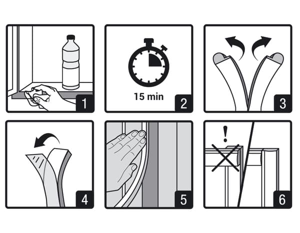 Miniature 6 de Joint adhésif porte et fenêtre mauvais état marron 6m - 3M