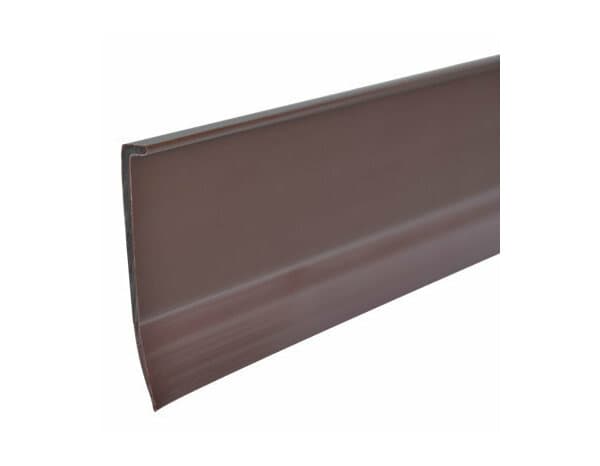 Miniature 4 de Bas de porte adhesif en pvc caoutchouc marron 1m - Brenner