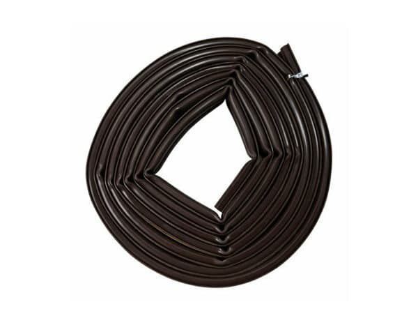 Joint adhésif en silicone "profil d" marron 6m - Brenner