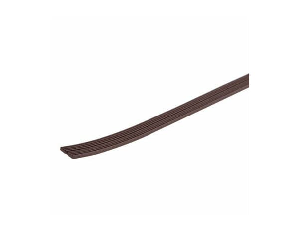 Miniature 3 de Joint adhesif "profil e" pour porte et fenêtre marron 6m - Brenner