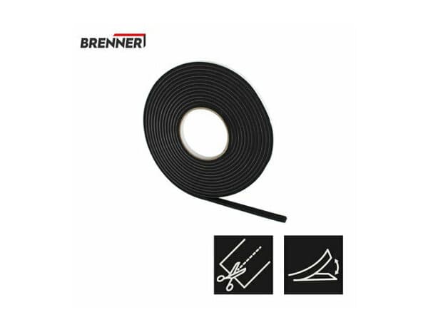 Miniature 6 de Joint en mousse universel noir 6m - Brenner