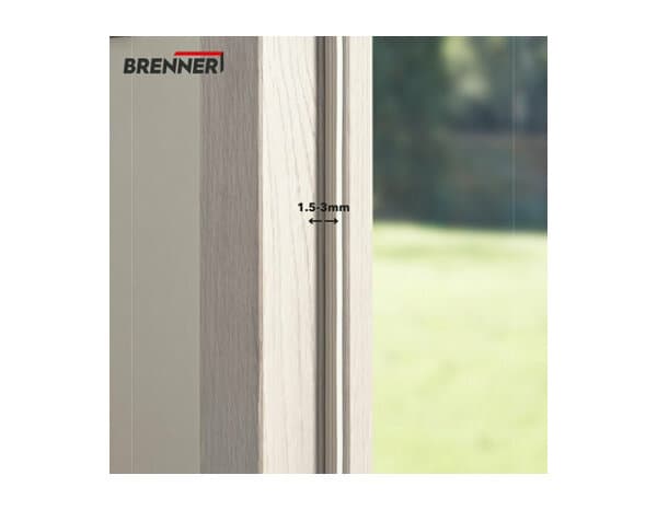 Miniature 2 de Joint adhesif "profil e"  blanc 6m - Brenner