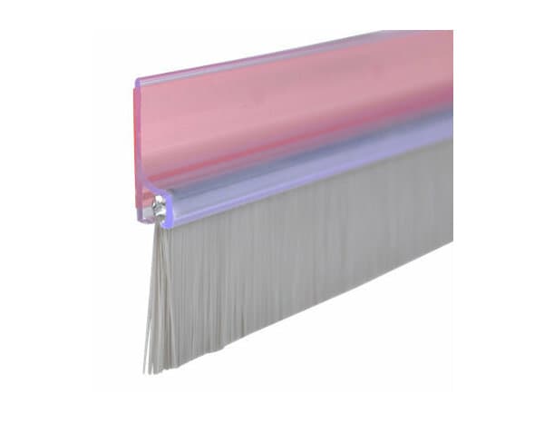 Miniature 4 de Bas de porte brosse en pvc transparent 1m - Brenner