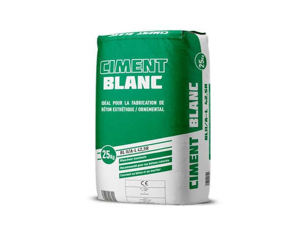 Miniature 3 de Ciment blanc pour travaux ornementaux - 25 kg
