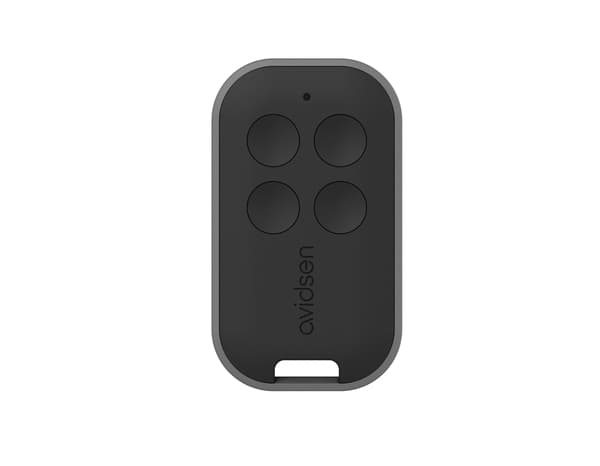 Télécommande 4 touches noire mat pour motorisation portail et porte de garage - Avidsen
