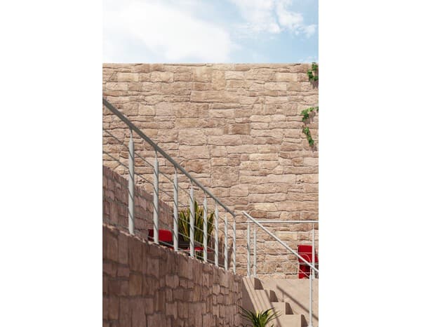 Kit garde-corps 2 mètres aluminium gris clair finition mat