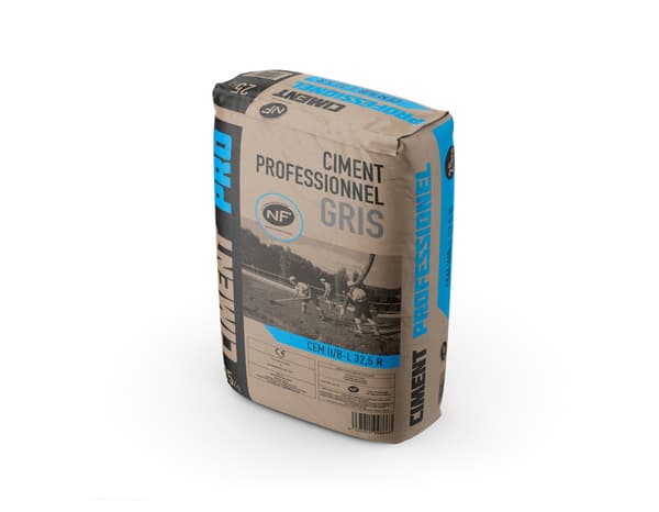 Miniature 5 de Ciment professionnel gris - sac 25 kg