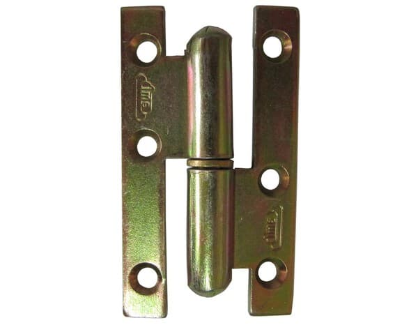 Paumelle de bâtiment AB 80 x 45 mm - Droite