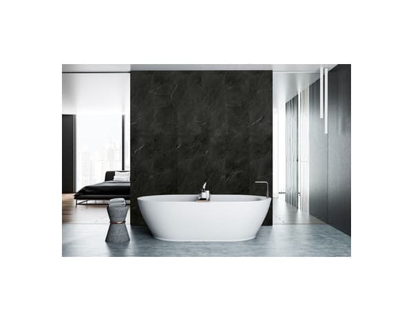 Miniature 3 de Lot de 2 panneaux décoratifs noir DRIFT - l.90 x H.260 cm - Dumaplast