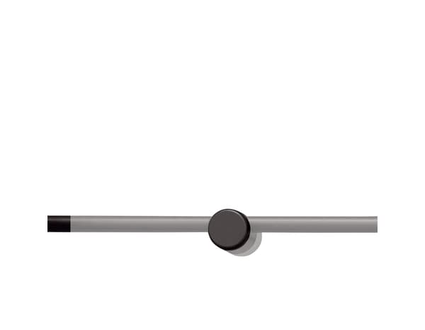 Miniature 2 de Panneau acrylique transparent 94x64 cm et 4 supports aluminium noir pour rampe Jorun - GEOM