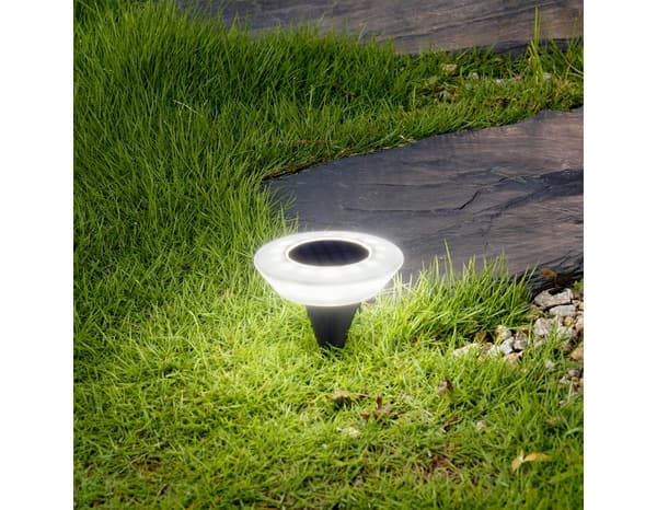 Miniature 7 de Lot de 4 spots solaires LED à piquer blanc 3000 K IP44