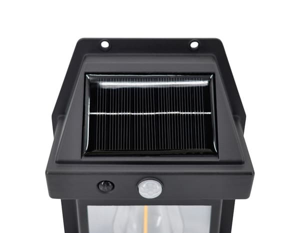 Miniature 3 de Applique murale solaire LED avec détecteur de mouvement infrarouge noir 3000 K IP44