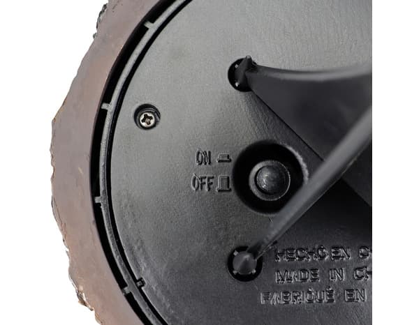 Miniature 4 de Spot solaire LED à piquer marron effet bois foncé 4000 K IP65