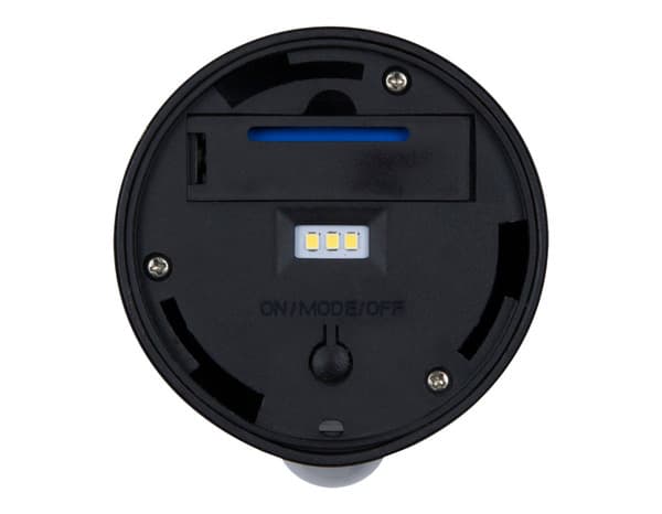 Miniature 4 de Potelet solaire LED avec détecteur de mouvement infrarouge noir 5000 K IP44