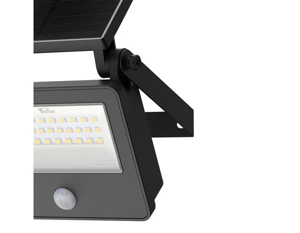 Miniature 4 de Projecteur solaire LED noir avec détecteur de mouvement 5000 K IP44