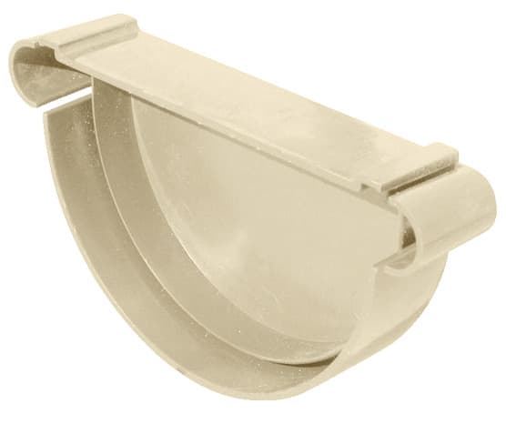 Fond de gouttière en PVC 25 mm sable - First