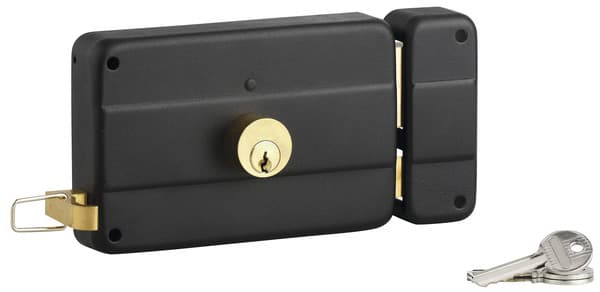 Serrure en applique horizontale 140x90 mm pour porte entrée droite - Thirard