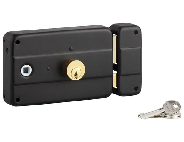 Serrure à applique horizontale pour porte d'entrée droite 140x90 mm - Thirard