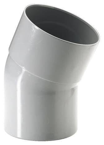 Coude PVC 20 ° FF Ø 100 mm pour l'évacuation gravitaire des eaux usées et pluviales - Fitt
