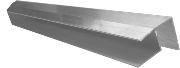 Profil angle sortant en aluminium - Long. 3 m
