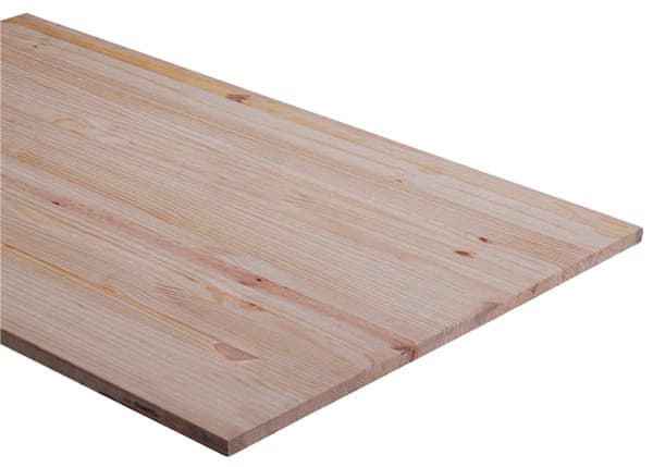 Plateau pour bureau en sapin du nord - L.120 x l. 80 x Ép. 1,8 cm