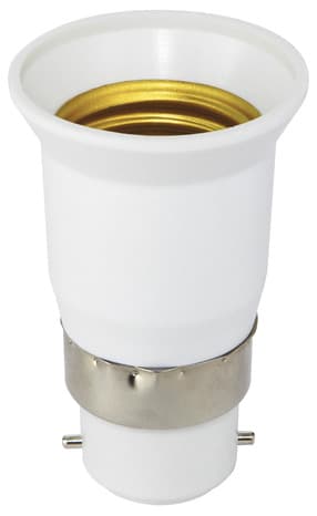 Adaptateur douille mâle E27 / femelle B22 - Zenitech