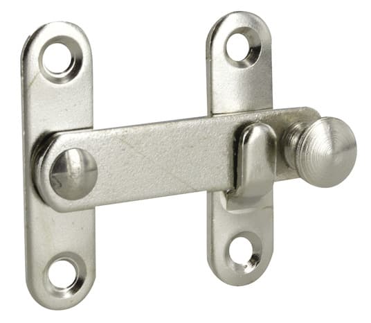 Miniature 2 de Fermoir à fléau en acier nickelé, 45x52 mm - Handix