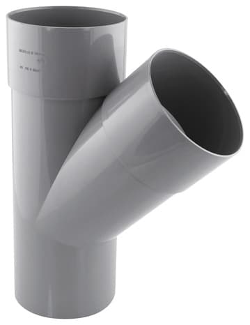 Y PVC - 45 ° M/F Ø 100 mm - Fitt