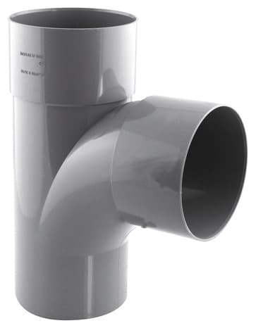 Té pied de biche PVC - 87 ° M/F Ø 100 mm - Fitt