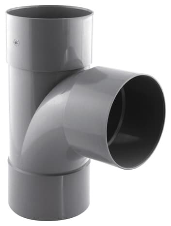 Té pied de biche PVC - 87 ° F/F Ø 100 mm - Fitt