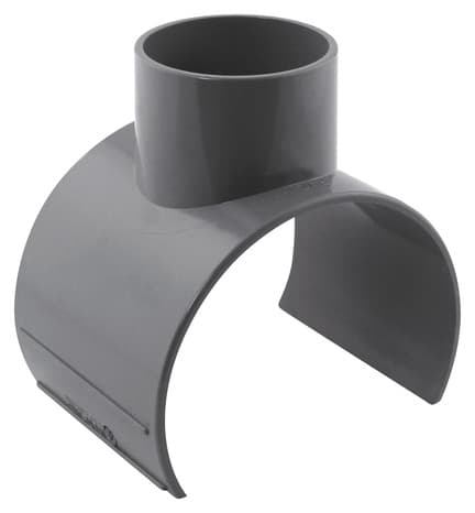 Selle PVC pour évacuation gravitaire des eaux usées et pluviales 100x50 mm - Fitt