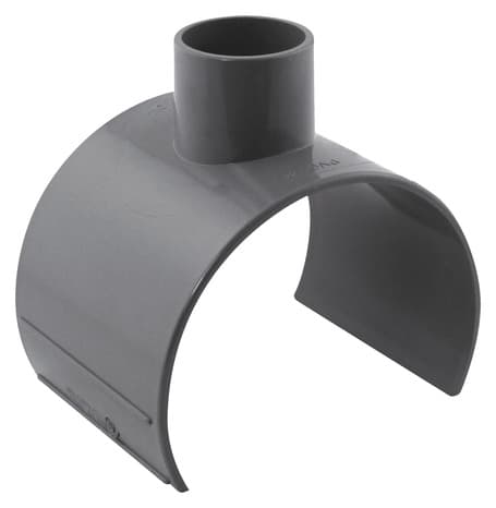 Selle de branchement en PVC Ø entrée 100 mm Ø sortie 32 mm - Fitt