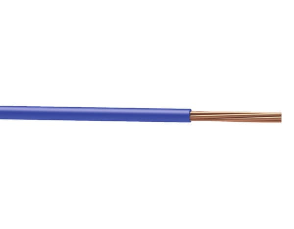 Fil électrique rigide H07VR 6 mm² bleu - 25 m - Nexans